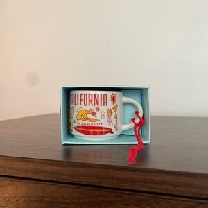 California Starbucks Mug Ornament